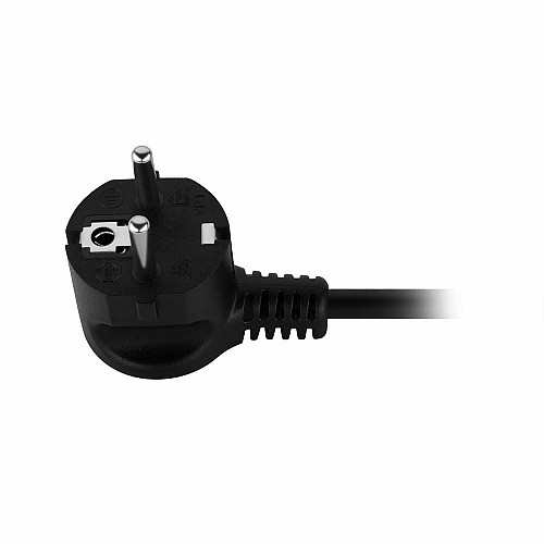 Удлинитель сетевой 2E Plus 3м, 5xТипF, 10A, черный