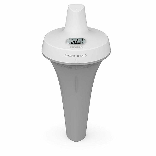 Метеостанция для бассейна Sencor, внутр/наруж измерения, AAx2+AAx2, темп-ра, черный