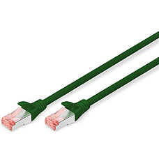 Патч-корд DIGITUS CAT 6 S-FTP, 1м, AWG 27/7, LSZH, зелений