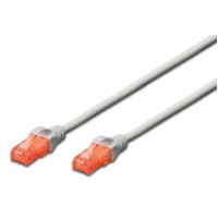 Патч-корд DIGITUS CAT 6 UTP, 1м, AWG 26/7, CCA, PVC, сірий