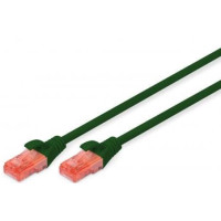 Патч-корд DIGITUS CAT 6 UTP, 10м, AWG 26/7, Cu, LSZH, зелений