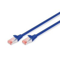 Патч-корд DIGITUS CAT 6 S-FTP, 1м, AWG 27/7, LSZH, синій