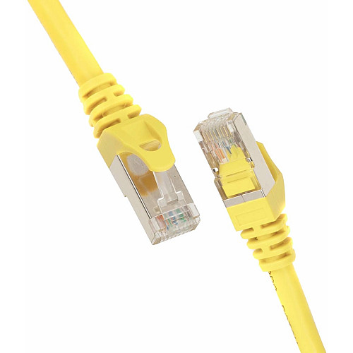 Патч-корд 2E САТ 5e, UTP, 1.20м, 26AWG, RJ45, 7/0.16, Cu, PVC, жовтий