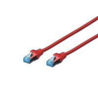 Патч-корд DIGITUS САТ 5e SF-UTP, 5м, AWG 26/7, Cu, PVC, червоний