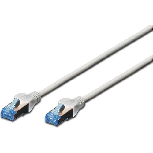 Патч-корд DIGITUS CAT 5e SF-UTP, 3м, AWG 26/7, Cu, PVC, сірий