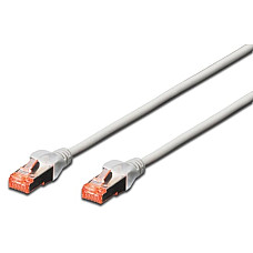 Патч-корд DIGITUS CAT 6 S-FTP, 10м, AWG 27/7, LSZH, сірий