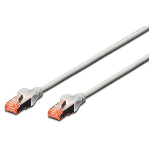 Патч-корд DIGITUS CAT 6 S-FTP, 10м, AWG 27/7, LSZH, сірий