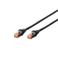 Патч-корд DIGITUS CAT 6 S-FTP, 2м, AWG 27/7, LSZH, чорний