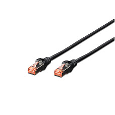 Патч-корд DIGITUS CAT 6 S-FTP, 2м, AWG 27/7, LSZH, чорний