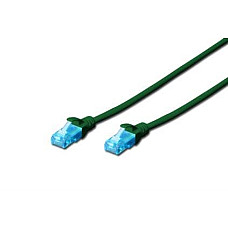 Патч-корд DIGITUS CAT 5e UTP, 2м, AWG 26/7, CCA, PVC, зелений