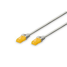 Патч-корд DIGITUS САТ 6A U-UTP, 3м, AWG 26/7, Cu, LSZH, сірий