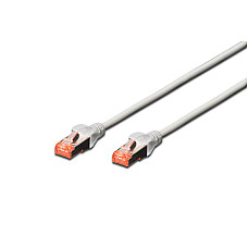 Патч-корд DIGITUS CAT 6 S-FTP, 2м, AWG 27/7, LSZH, сірий
