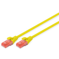 Патч-корд DIGITUS CAT 6 UTP, 2м, AWG 26/7, Cu, LSZH, жовтий