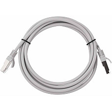 Патч-корд 2E САТ 5e, FTP, 3м, 26AWG, RJ45, 7/0.16, Cu, LSZH, сірий