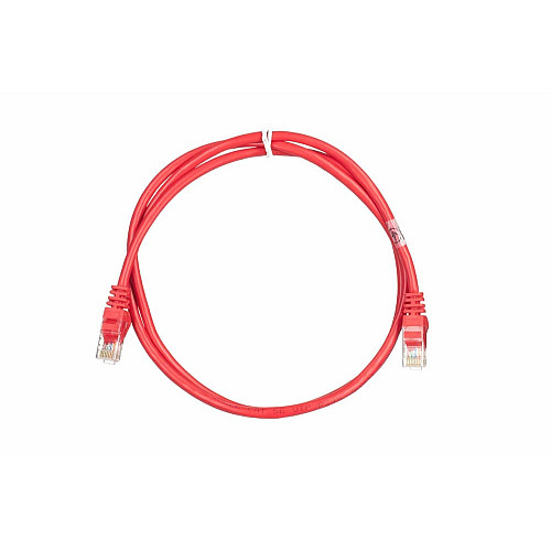 Патч-корд 2E САТ 5e, UTP, 1.20м, 26AWG, RJ45, 7/0.16, Cu, PVC, червоний