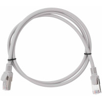 Патч-корд 2E САТ 5e, FTP, 1м, 26AWG, RJ45, 7/0.16, Cu, LSZH, сірий