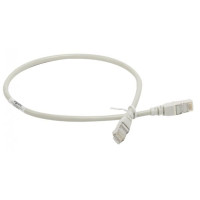 Патч-корд Legrand CAT 5e F-UTP, 0.5м, AWG 26, PVC, сірий