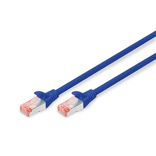 Патч-корд DIGITUS CAT 6 S-FTP, 2м, AWG 27/7, LSZH, синий