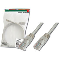 Патч-корд DIGITUS CAT 5e UTP, 2м, AWG 26/7, Cu, PVC, сірий