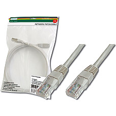 Патч-корд DIGITUS CAT 5e UTP, 2м, AWG 26/7, Cu, PVC, сірий