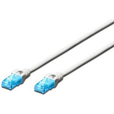 Патч-корд DIGITUS CAT 5e UTP, 5м, AWG 26/7, CCA, PVC, білий