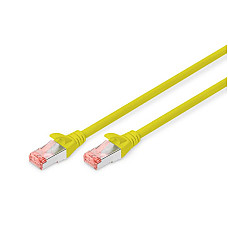 Патч-корд DIGITUS CAT 6 S-FTP, 1м, AWG 27/7, LSZH, жовтий