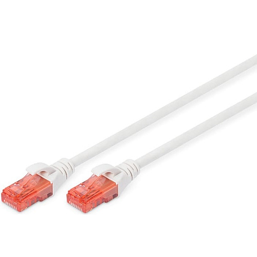 Патч-корд DIGITUS CAT 6 UTP, 5м, AWG 26/7, Cu, LSZH, білий