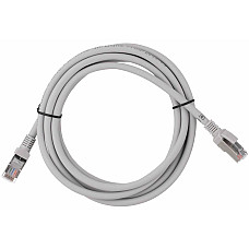 Патч-корд 2E САТ 6, FTP, 3м, 26AWG, RJ45, 7/0.16, Cu, LSZH, сірий