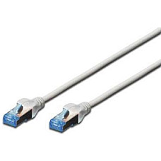 Патч-корд DIGITUS CAT 5e SF-UTP, 5м, AWG 26/7, Cu, PVC, сірий