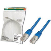 Патч-корд DIGITUS CAT 5e UTP, 5м, AWG 26/7, Cu, PVC, синій