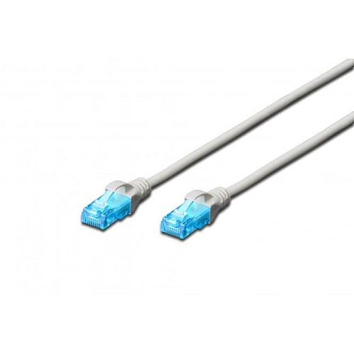 Патч-корд 2E CAT 5e, UTP, 20м, 26AWG, RJ45, 7/0.16, Cu, LSZH, серый