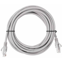 Патч-корд 2E САТ 5e, UTP, 3м, 26AWG, RJ45, 7/0.16, Cu, LSZH, серый