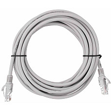 Патч-корд 2E САТ 5e, UTP, 3м, 26AWG, RJ45, 7/0.16, Cu, LSZH, сірий