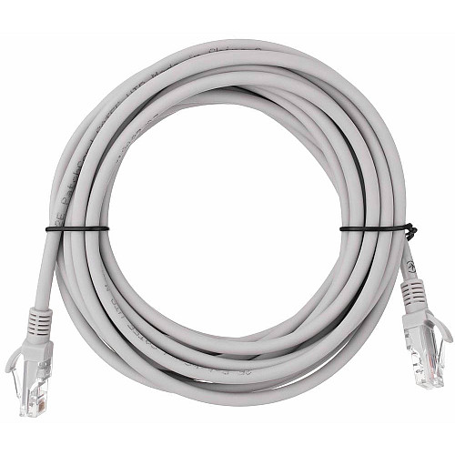 Патч-корд 2E САТ 5e, UTP, 3м, 26AWG, RJ45, 7/0.16, Cu, LSZH, сірий