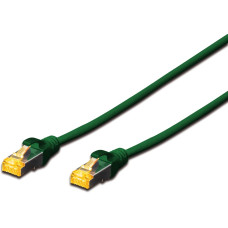 Патч-корд DIGITUS CAT 6a S-FTP, 0,25м, AWG 26/7, Cu, LSZH, зелений