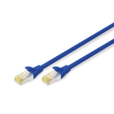 Патч-корд DIGITUS CAT 6a S-FTP, 0,25м, AWG 26/7, Cu, LSZH, синій
