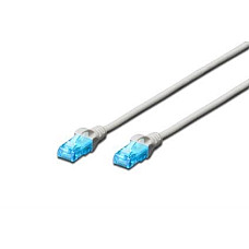 Патч-корд DIGITUS CAT 5e UTP, 7м, AWG 26/7, CCA, PVC, сірий