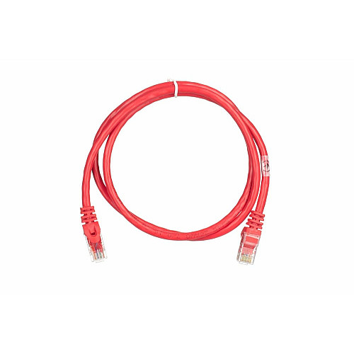 Патч-корд 2E САТ 6, UTP, 1м, 26AWG, RJ45, 7/0.16, Cu, PVC, червоний