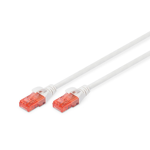 Патч-корд DIGITUS CAT 6 UTP, 0.5м, AWG 26/7, Cu, LSZH, білий