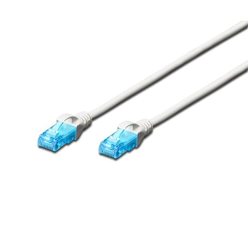 Патч-корд DIGITUS CAT 5e UTP, 1м, AWG 26/7, CCA, PVC, білий