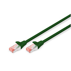 Патч-корд DIGITUS CAT 6 S-FTP, 0.5м, AWG 27/7, LSZH, зелений