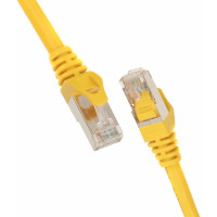 Патч-корд 2E САТ 6, S-FTP, 1м, 26AWG, RJ45, 7/0.16, Cu, PVC, жовтий