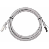 Патч-корд 2E САТ 5e, FTP, 2м, 26AWG, RJ45, 7/0.16, Cu, LSZH, сірий