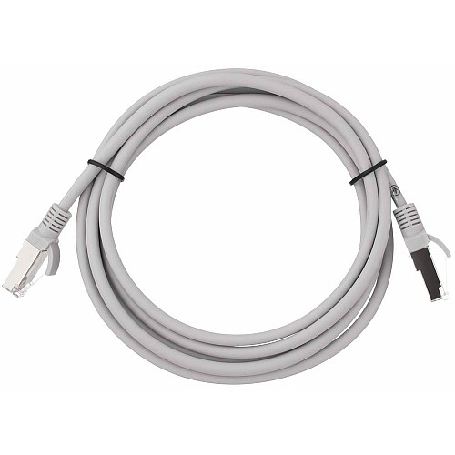 Патч-корд 2E САТ 5e, FTP, 2м, 26AWG, RJ45, 7/0.16, Cu, LSZH, сірий