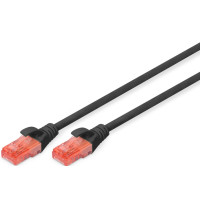 Патч-корд DIGITUS CAT 6 UTP, 2м, AWG 26/7, Cu, LSZH, черный
