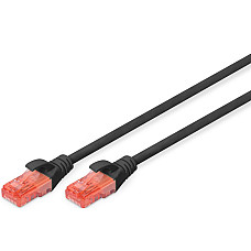 Патч-корд DIGITUS CAT 6 UTP, 2м, AWG 26/7, Cu, LSZH, чорний