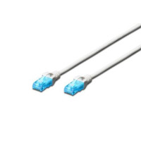 Патч-корд DIGITUS CAT 5e UTP, 3м, AWG 26/7, CCA, PVC, білий