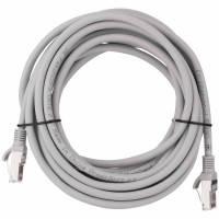 Патч-корд 2E САТ 6, FTP, 5м, 26AWG, RJ45, 7/0.16, Cu, LSZH, сірий