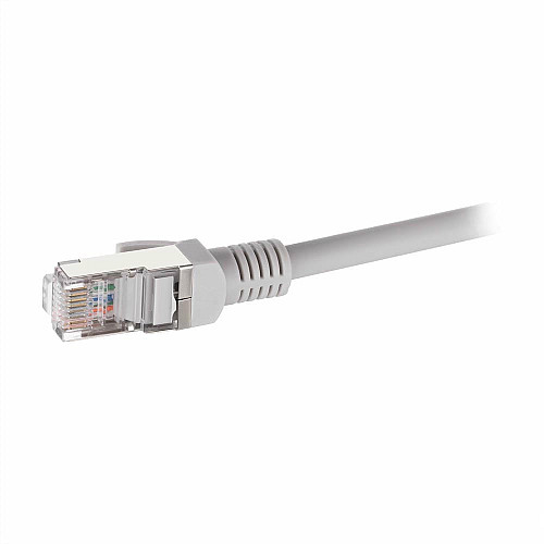 Патч-корд 2E САТ 5e, FTP, 1м, 26AWG, RJ45, 7/0.16, Cu, LSZH, сірий