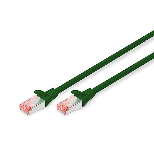Патч-корд DIGITUS CAT 6 S-FTP, 3м, AWG 27/7, LSZH, зелений